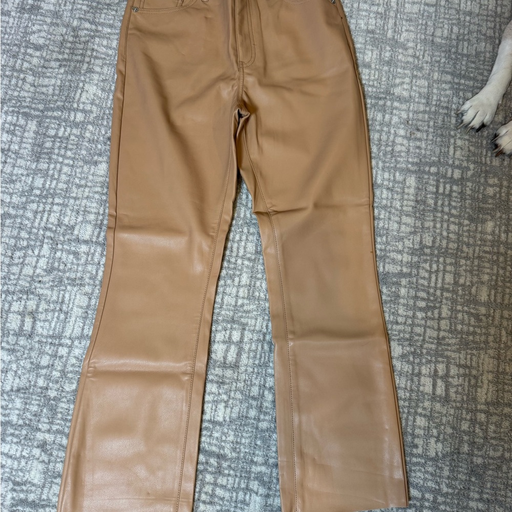 Express Women's Camel Flare Jeans